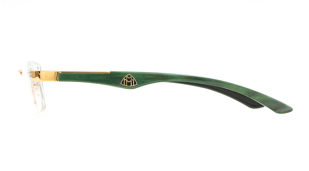 THE ARTIST III - Emerald Green Colored Buffalo Horn